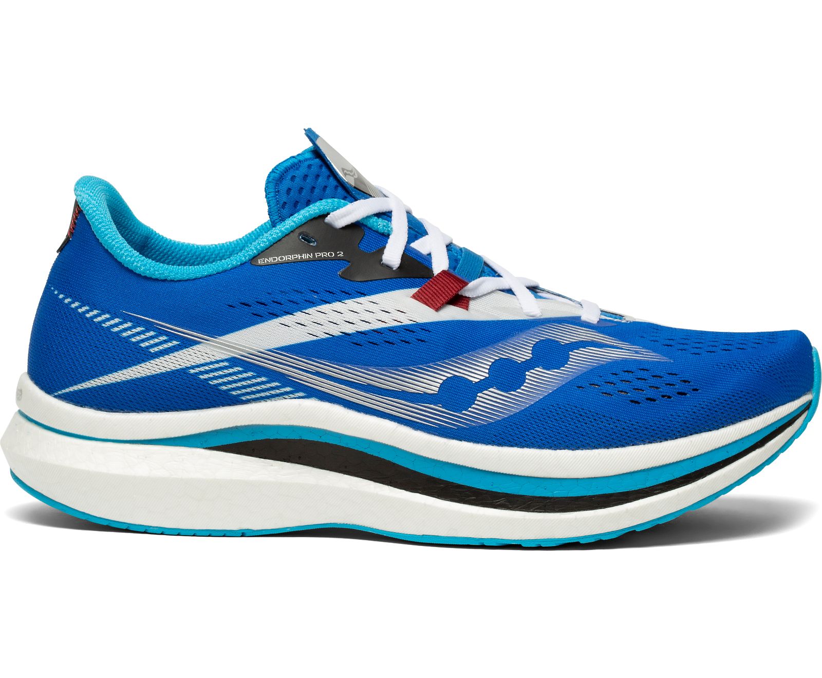 Men\'s Saucony Endorphin Pro 2 Running Shoes Royal / White | Singapore 467NWYB